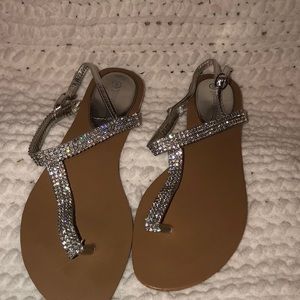 Rhinestone sandals